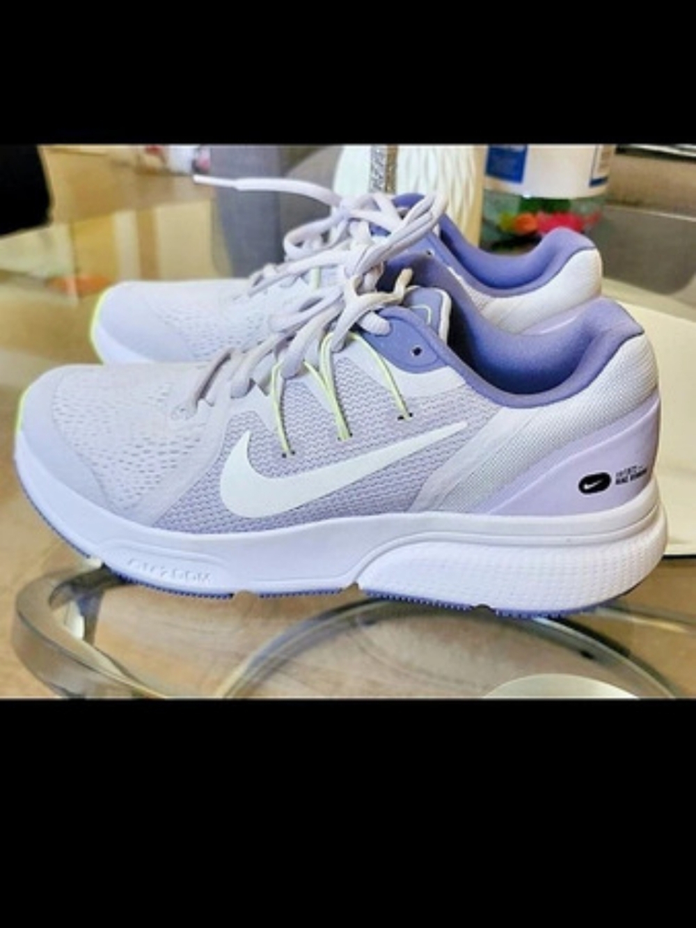 NiKE Zoom Span 3 Iris Whisper Athletic Shoes White & Purple New